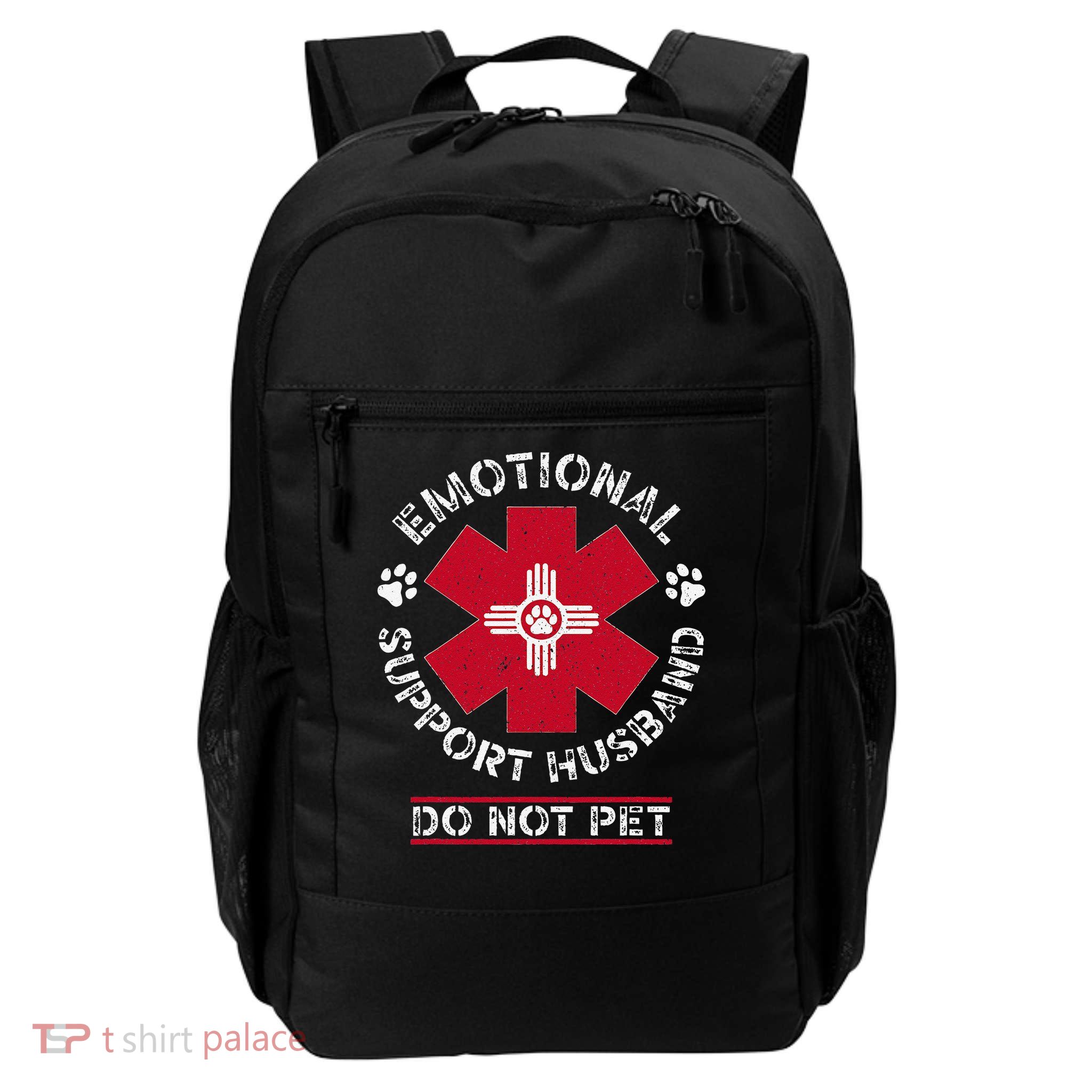 Emotional Support Husband Do Not Pet Backpack