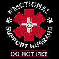 Emotional Support Husband Do Not Pet Bucket Hat