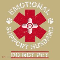 Emotional Support Husband Do Not Pet T-Shirt