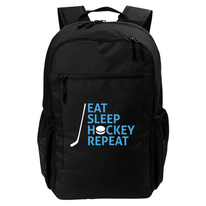 Eat Sleep Hockey Repeat Daily Commute Backpack