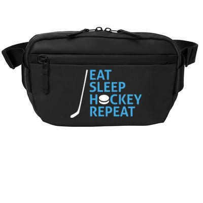 Eat Sleep Hockey Repeat Crossbody Pack