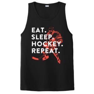 Eat Sleep Hockey Repeat PosiCharge Competitor Tank