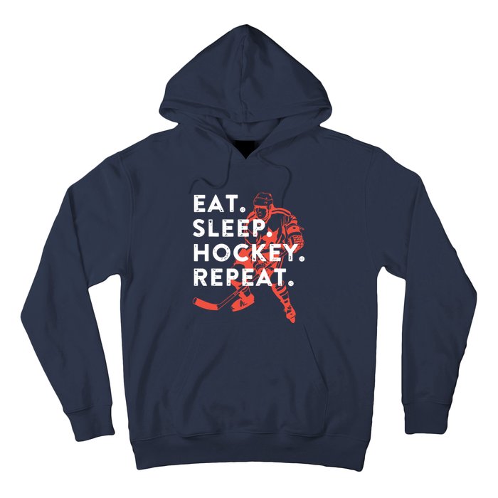 Eat Sleep Hockey Repeat Hoodie