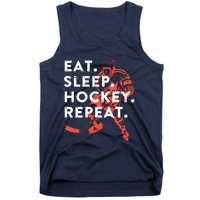 Eat Sleep Hockey Repeat Tank Top