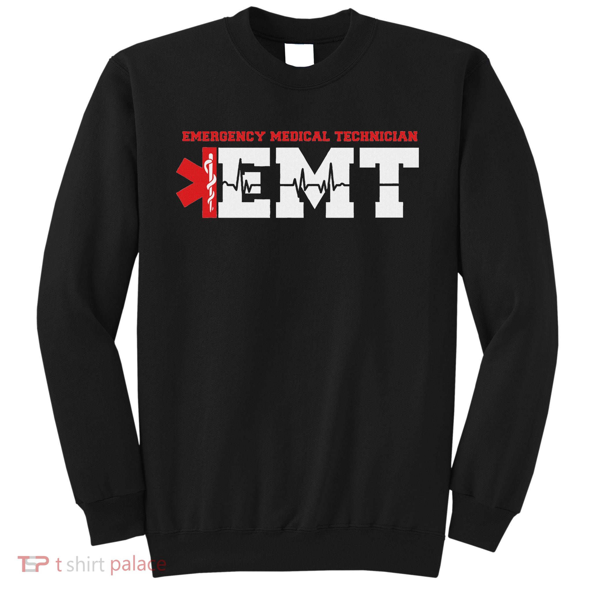 Emergency Service Heartbeat Paramedic Medical Gift Tall Sweatshirt