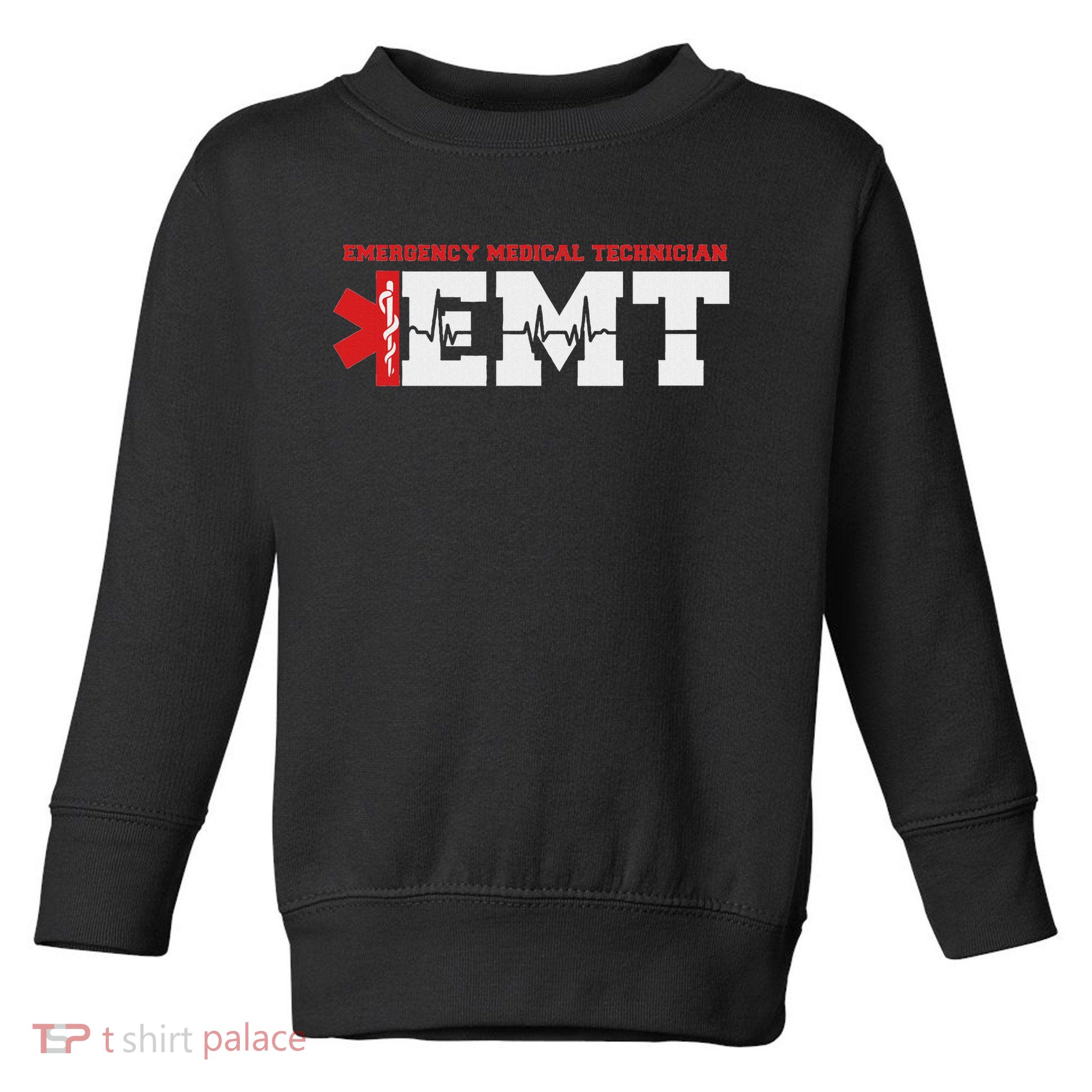 Emergency Service Heartbeat Paramedic Medical Gift Toddler Sweatshirt
