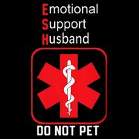 Emotional Support Husband Do Not Pet 7-Panel Snapback Hat