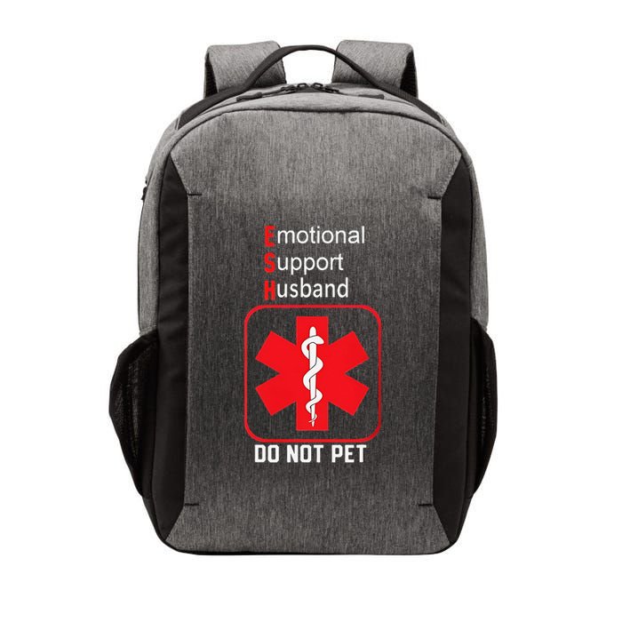 Emotional Support Husband Do Not Pet Vector Backpack