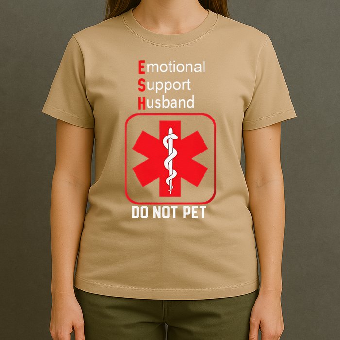 Emotional Support Husband Do Not Pet T-Shirt