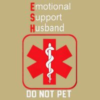 Emotional Support Husband Do Not Pet T-Shirt