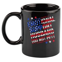 Emotional Support Husband Do Not Pet Funny Husband 11oz C Handle Ceramic Mug