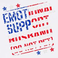 Emotional Support Husband Do Not Pet Funny Husband Garment-Dyed Sweatshirt