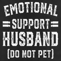 Emotional Support Husband Do Not Pet Adult Drive Performance Visor