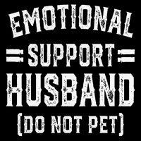 Emotional Support Husband Do Not Pet Wool Snapback Cap