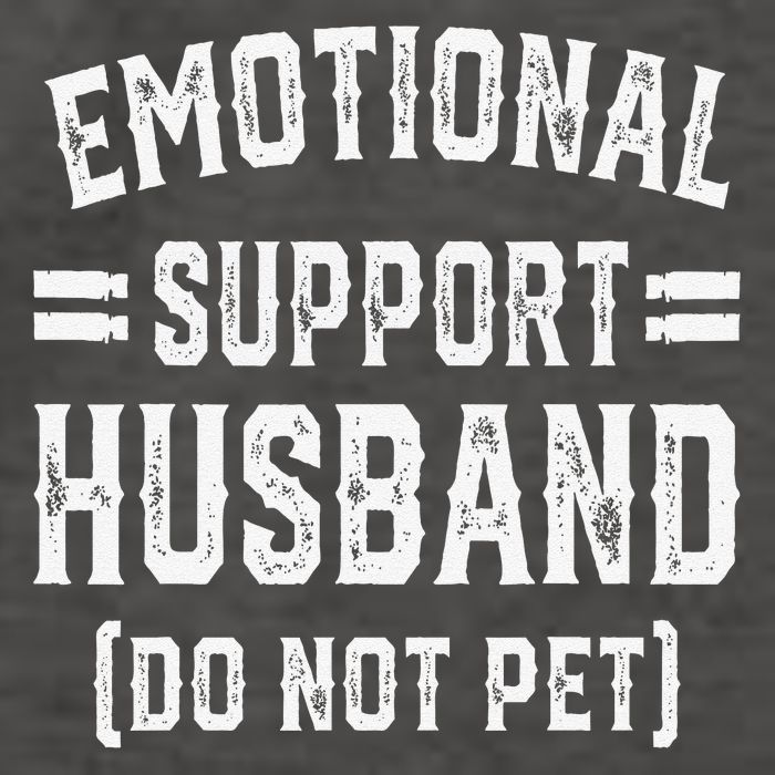 Emotional Support Husband Do Not Pet Vector Backpack