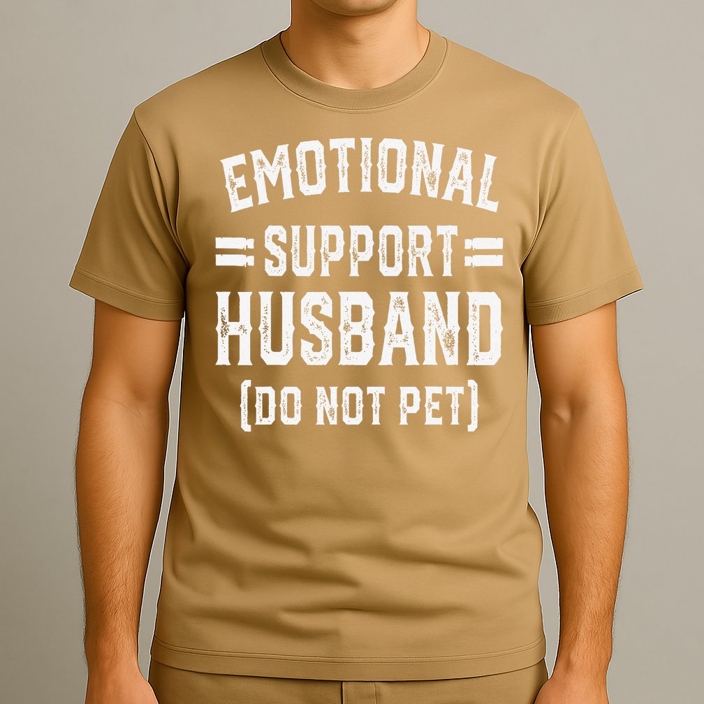 Emotional Support Husband Do Not Pet T-Shirt