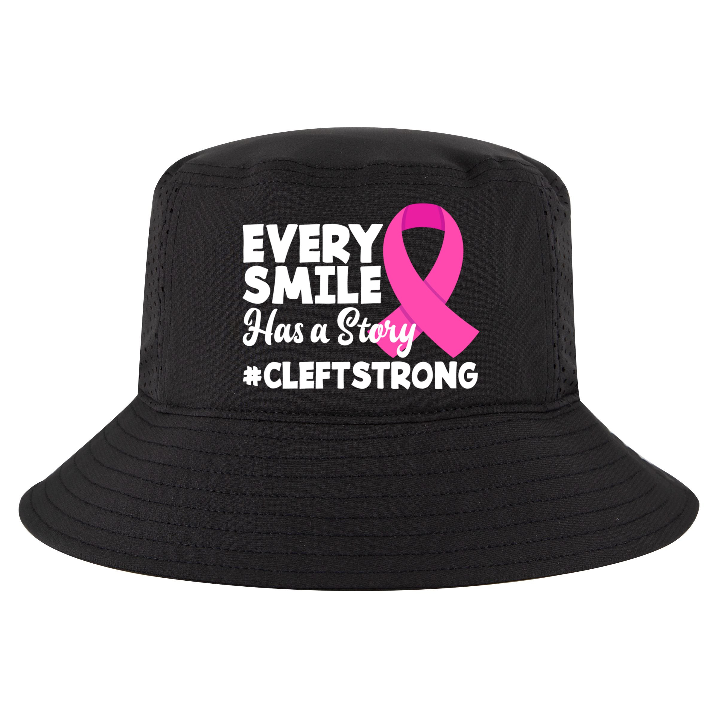Every Smile Has A Story Cleft Lip And Palate Awareness Great Gift Cool Comfort Performance Bucket Hat