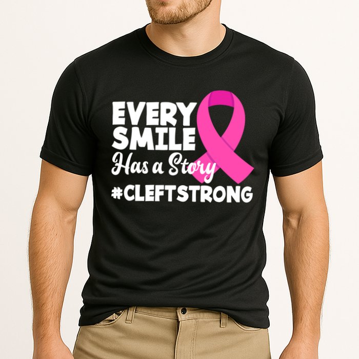 Every Smile Has A Story Cleft Lip And Palate Awareness Great Gift Cooling Performance Crew T-Shirt