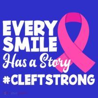 Every Smile Has A Story Cleft Lip And Palate Awareness Great Gift Tall T-Shirt