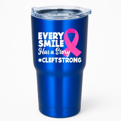 Every Smile Has A Story Cleft Lip And Palate Awareness Great Gift Tumbler