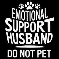 Emotional Support Husband Do Not Pet Funny Marriage Quote Sustainable Bucket Hat