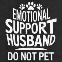 Emotional Support Husband Do Not Pet Funny Marriage Quote Adult Drive Performance Visor