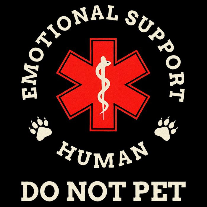 Emotional Support Husband Do Not Pet 7-Panel Snapback Hat