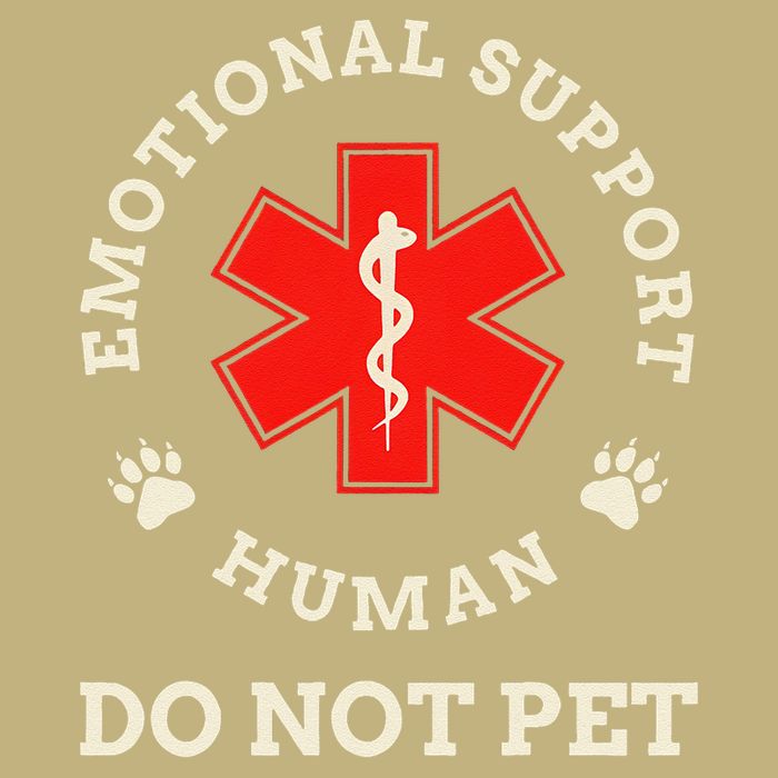 Emotional Support Husband Do Not Pet Cooling Performance Crew T-Shirt