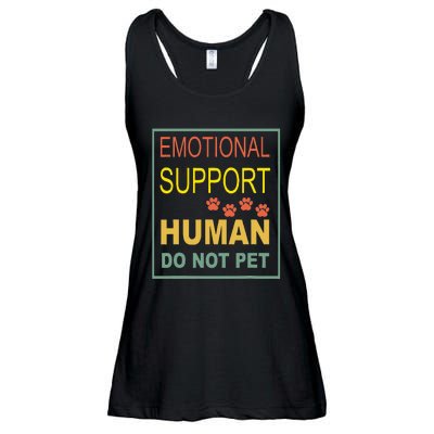 Emotional Support Human Pet Dog Owners Not Ladies Essential Flowy Tank