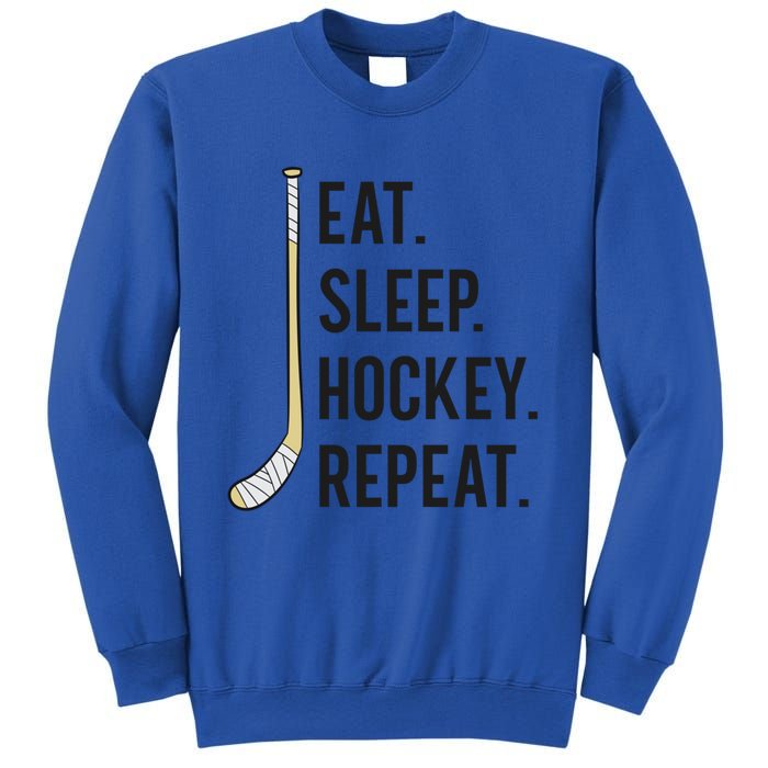 Eat Sleep Hockey Repeat Funny Ice Hockey Gift Sweatshirt