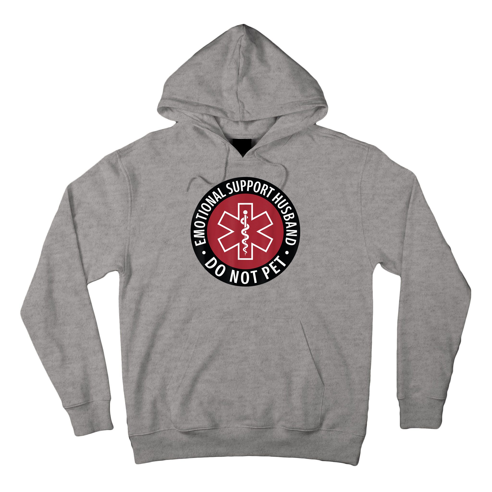 Emotional Support Husband Do Not Pet  Funny Husband For  Tall Hoodie