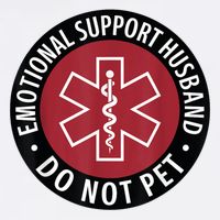 Emotional Support Husband Do Not Pet  Funny Husband For  Doggie Tank
