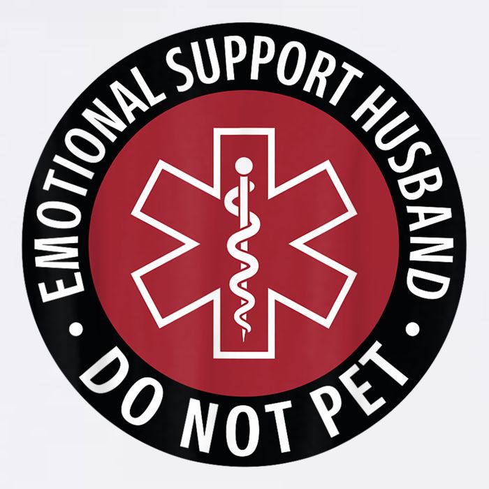 Emotional Support Husband Do Not Pet  Funny Husband For  Doggie Tank