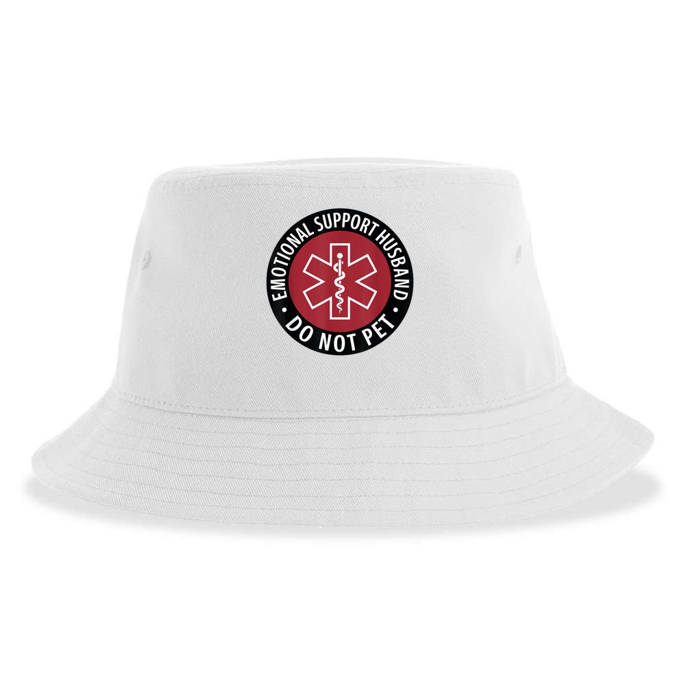 Emotional Support Husband Do Not Pet  Funny Husband For  Sustainable Bucket Hat