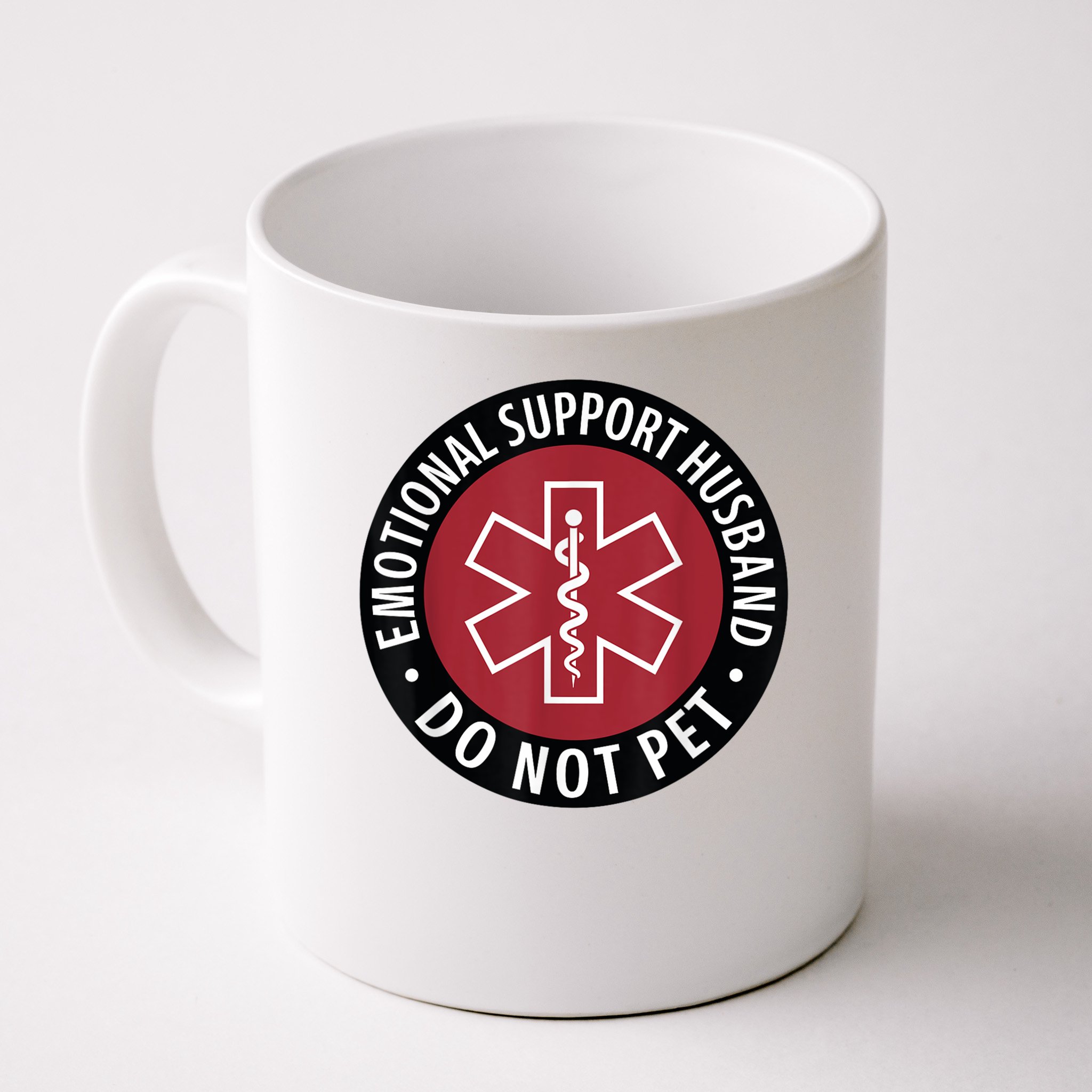 Emotional Support Husband Do Not Pet  Funny Husband For  Mug