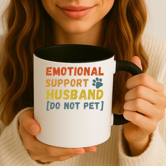 Emotional Support Husband Do Not Pet Funny Mug