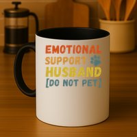 Emotional Support Husband Do Not Pet Funny Mug