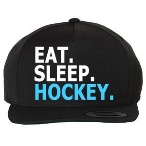 Eat. Sleep. Hockey. Wool Snapback Cap