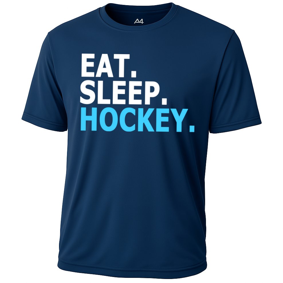 Eat. Sleep. Hockey. Cooling Performance Crew T-Shirt