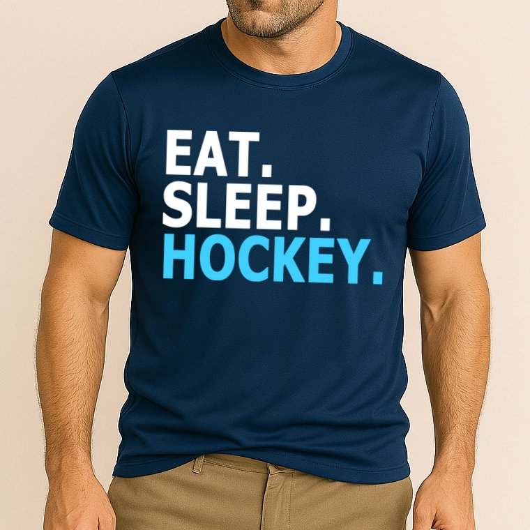 Eat. Sleep. Hockey. Cooling Performance Crew T-Shirt