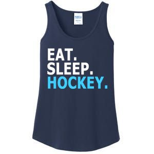 Eat. Sleep. Hockey. Ladies Essential Tank