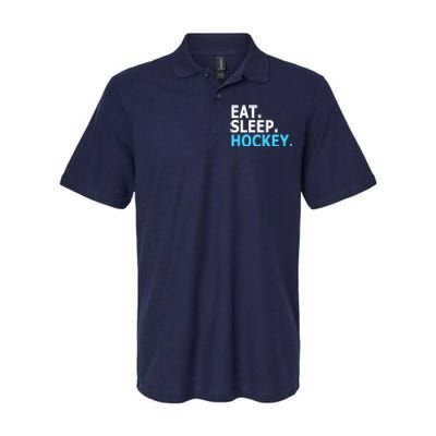 Eat. Sleep. Hockey. Softstyle Adult Sport Polo