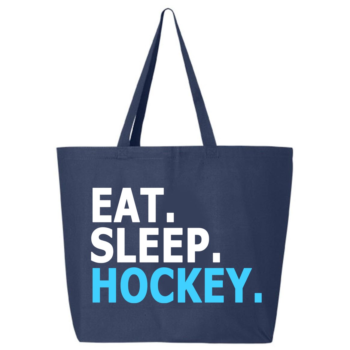 Eat. Sleep. Hockey. 25L Jumbo Tote