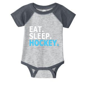 Eat. Sleep. Hockey. Infant Baby Jersey Bodysuit