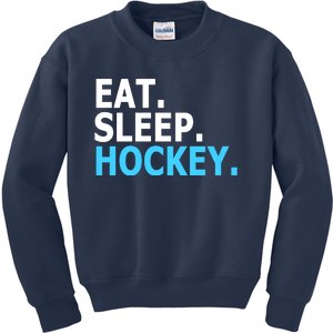 Eat. Sleep. Hockey. Kids Sweatshirt