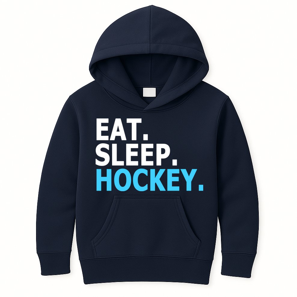 Eat. Sleep. Hockey. Kids Hoodie