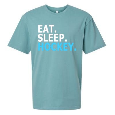 Eat. Sleep. Hockey. Sueded Cloud Jersey T-Shirt