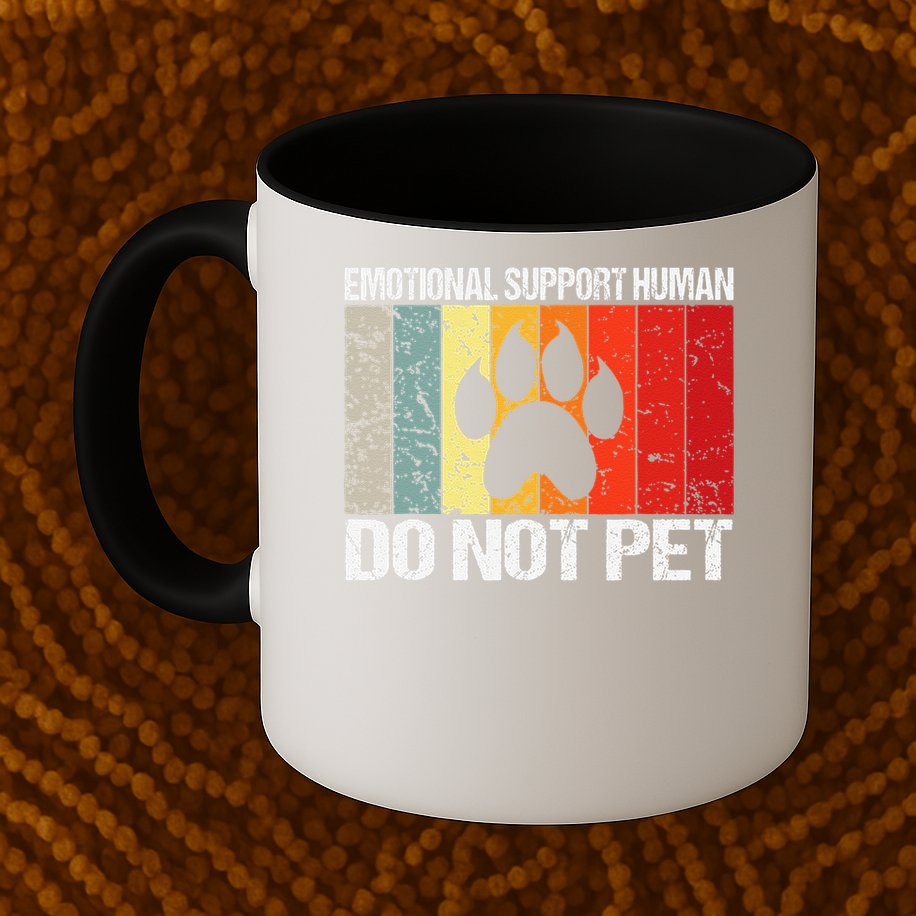 Emotional Support Husband Do Not Pet Mug