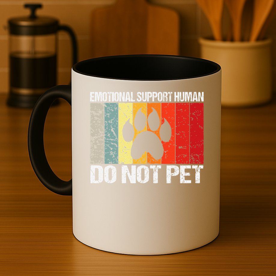 Emotional Support Husband Do Not Pet Mug