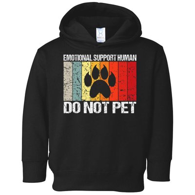 Emotional Support Husband Do Not Pet Toddler Hoodie